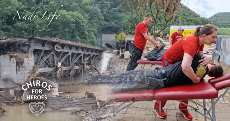 Sandy Passura und die Chiros For Heroes helfen Helfern in Mayschoß im Ahrtal